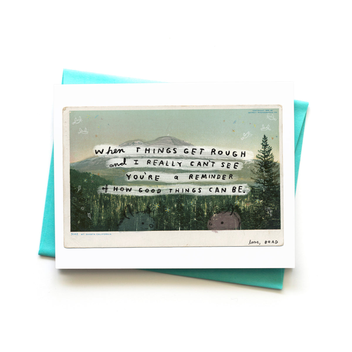 When Things Get Rough Card Montague