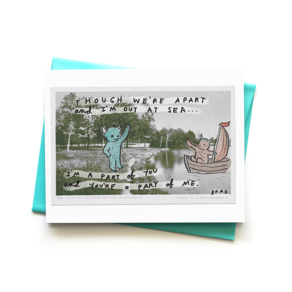 Though We're Apart Card Montague