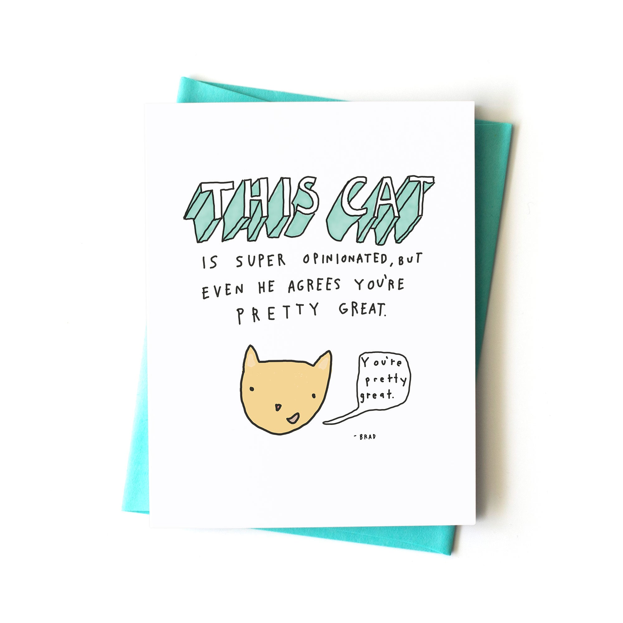 This Cat is Opinionated Card