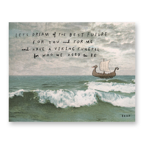 Viking Ship Print
